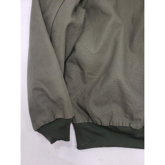 Men's Carhartt J280 MOS Duck Canvas Work Jacket Hooded Green Size XLarge - Picture 10 of 14